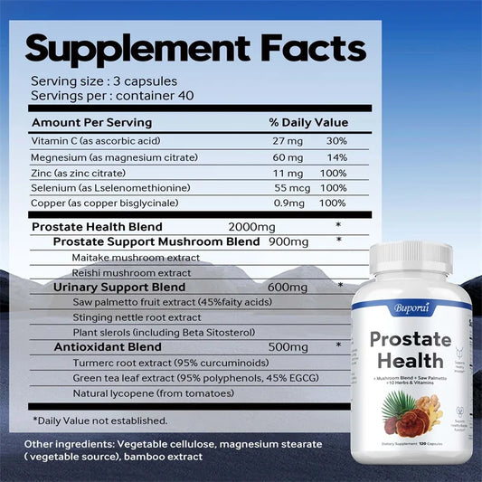 Saw Palmetto & Nettle Root Men’s Capsules
