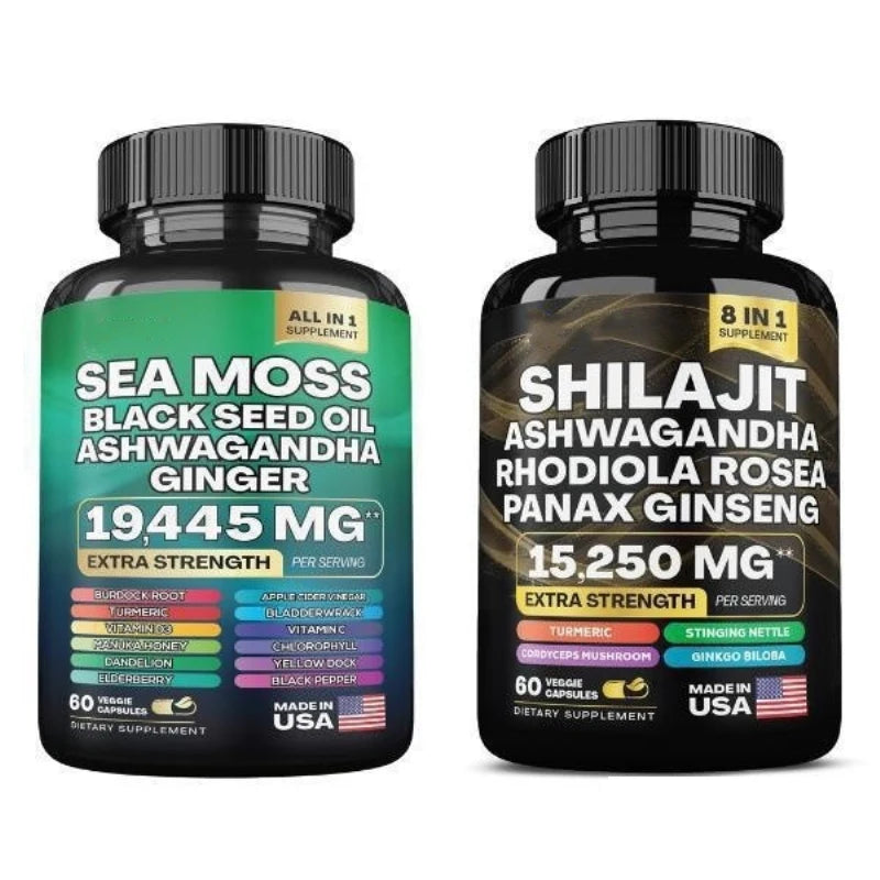 Shilajit, Sea Moss & Ginseng Capsules