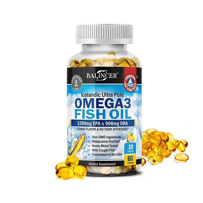 Omega-3 Fish Oil Softgels with EPA & DHA