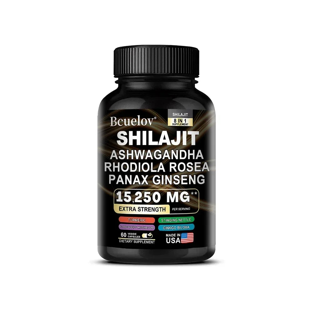 Shilajit 8-in-1 Botanical Blend Capsules