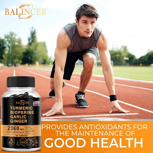 Turmeric, Ginger, Garlic & Black Pepper Capsules