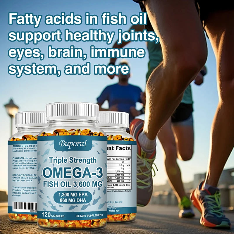 Omega-3 Fish Oil Capsules with EPA & DHA