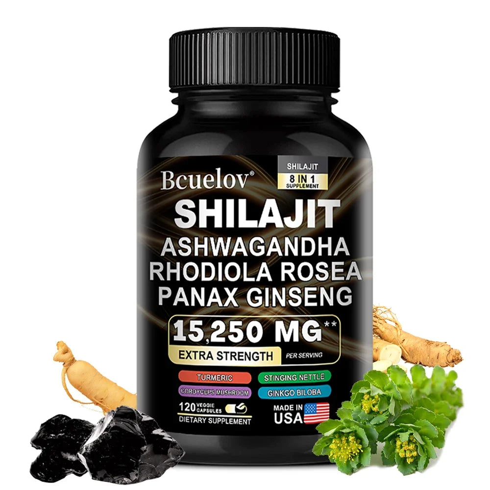 Shilajit 8-in-1 Botanical Blend Capsules