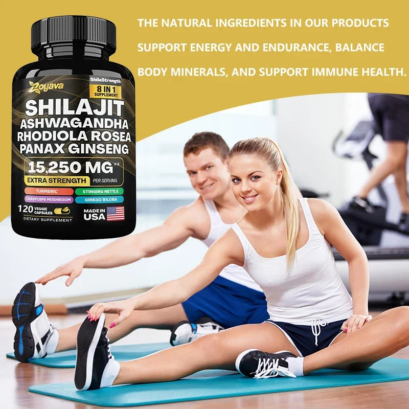 Shilajit 8-in-1 Botanical Complex Capsules