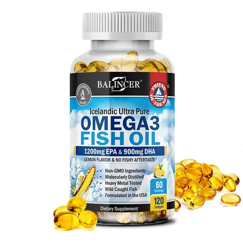 Omega-3 Fish Oil Softgels with EPA & DHA
