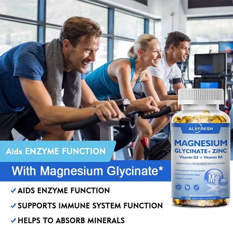 Magnesium Glycinate Complex with Zinc, D3 & B6