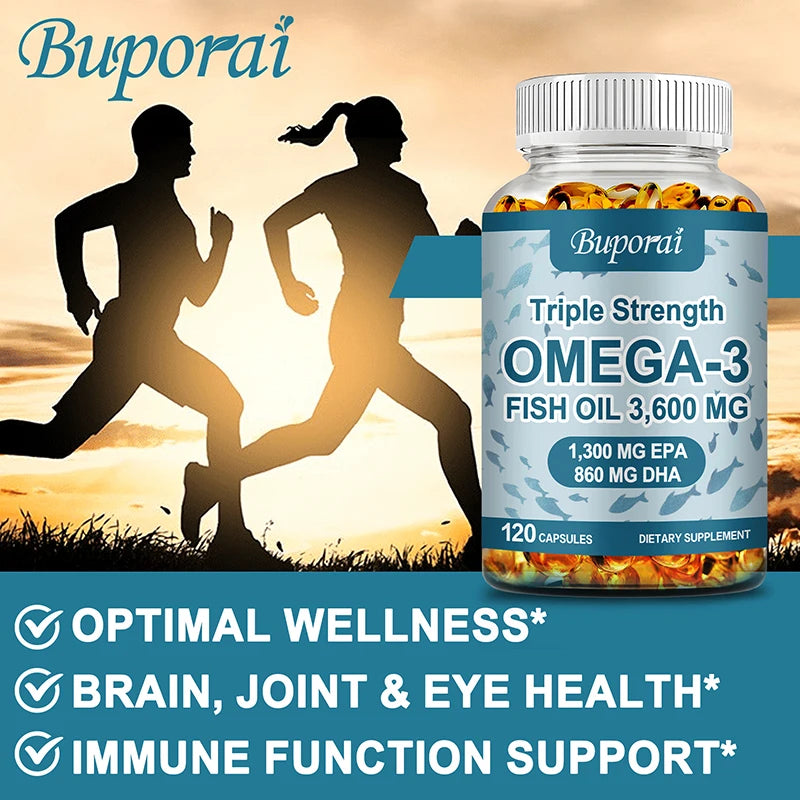Omega-3 Fish Oil Capsules with EPA & DHA