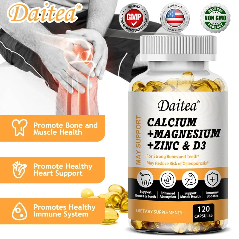 Calcium, Magnesium, Zinc & Vitamin D3 Capsules