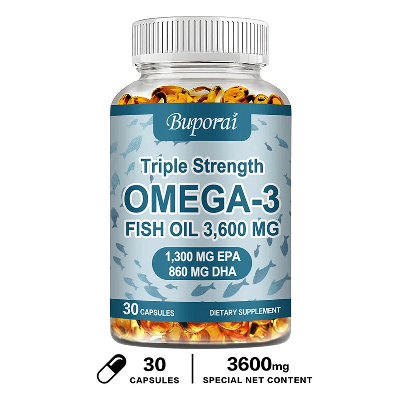 Omega-3 Fish Oil Capsules with EPA & DHA