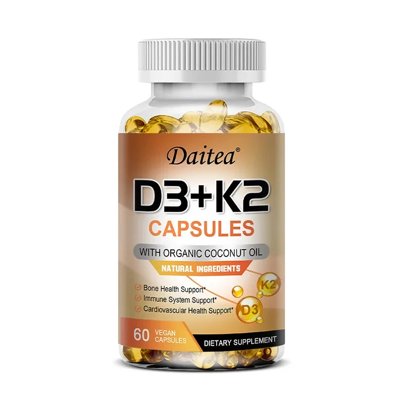Vitamin D3 + K2 MK-7 Capsules