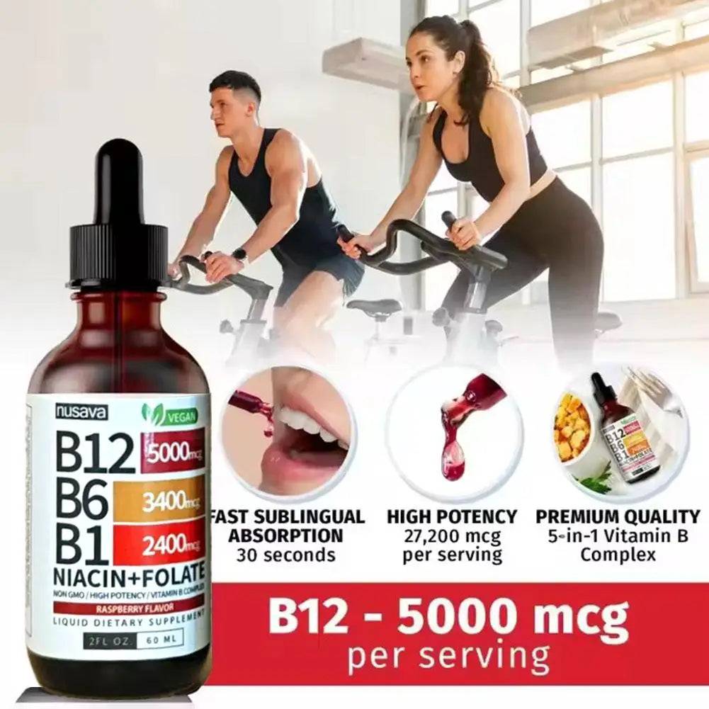 Vitamin B-Complex Liquid Drops – B1, B6 & B12