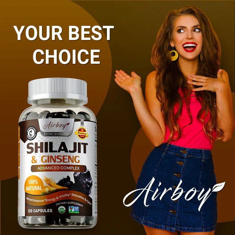 Shilajit & Korean Red Ginseng Capsules
