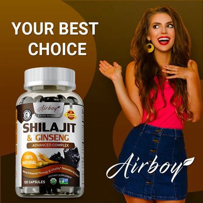 Shilajit & Korean Red Ginseng Capsules