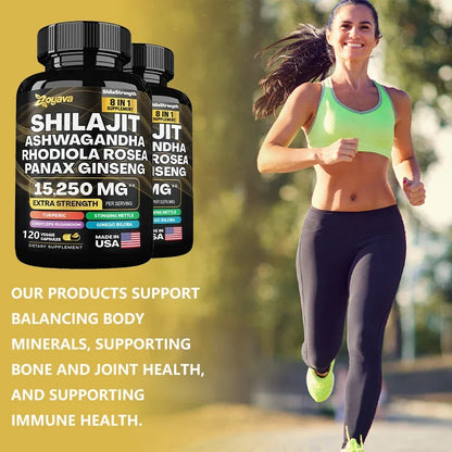 bb’s essentials 60count-1bottle bb's essentials Shilajit Supplements Shilajit 8-in-1 Botanical Complex Capsules