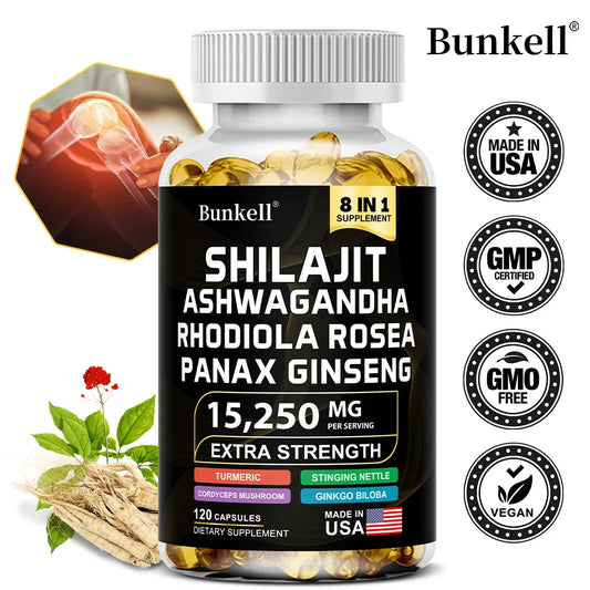 Shilajit Botanical Blend Capsules with Ginseng & Turmeric