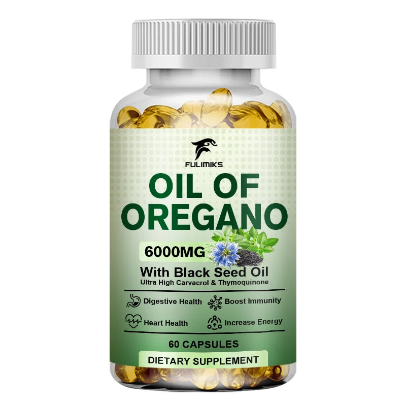Oregano Oil & Black Seed Oil Softgels
