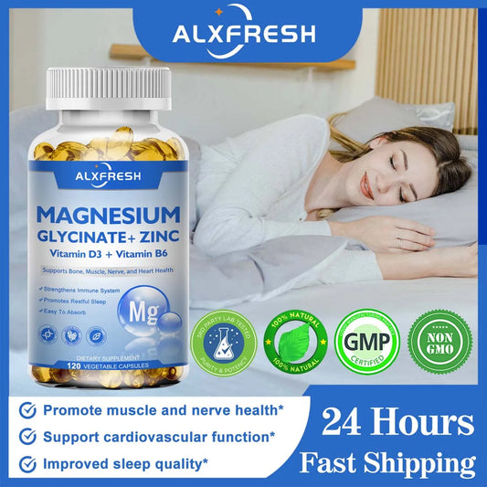 Magnesium Glycinate Complex with Zinc, D3 & B6
