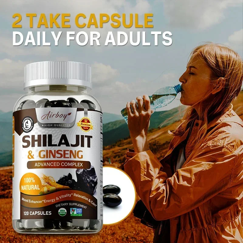 Shilajit & Korean Red Ginseng Capsules
