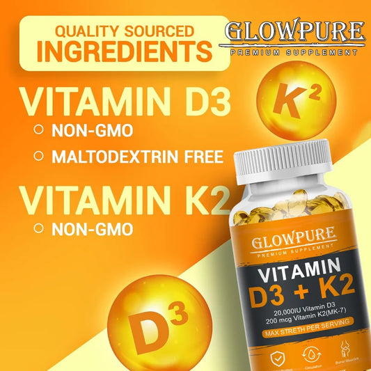 Vitamin D3 + K2 Capsules