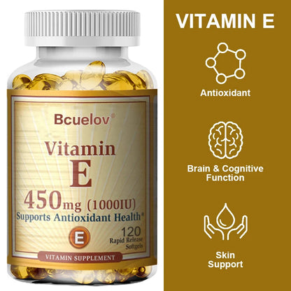 bb’s essentials 120 count-1 bottle bb's essentials Vitamins Vitamin E Capsules