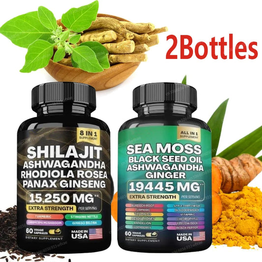 Shilajit, Sea Moss & Ginseng Capsules