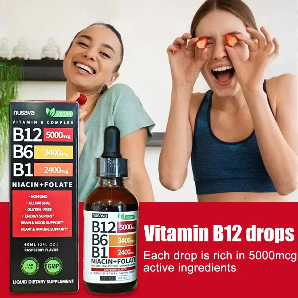 Vitamin B-Complex Liquid Drops – B1, B6 & B12
