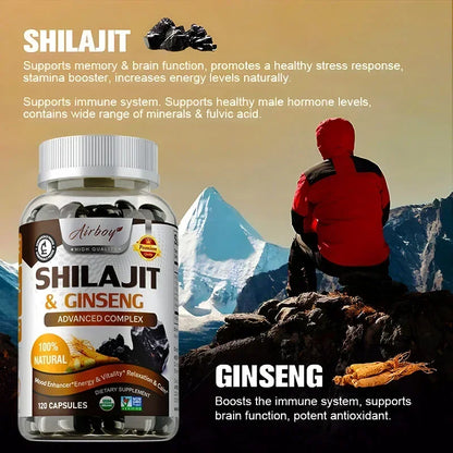 Shilajit & Korean Red Ginseng Capsules