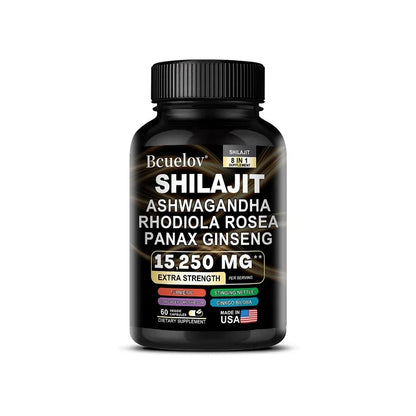 bb’s essentials 60count-1 bottle bb's essentials Shilajit Supplements Shilajit 8-in-1 Botanical Blend Capsules