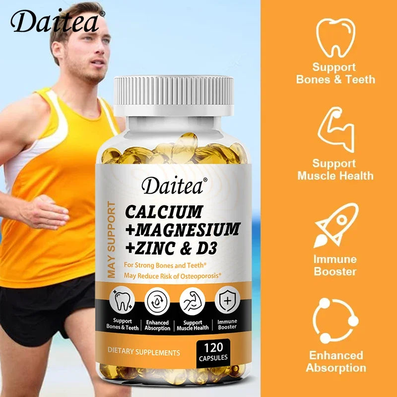 Calcium, Magnesium, Zinc & Vitamin D3 Capsules