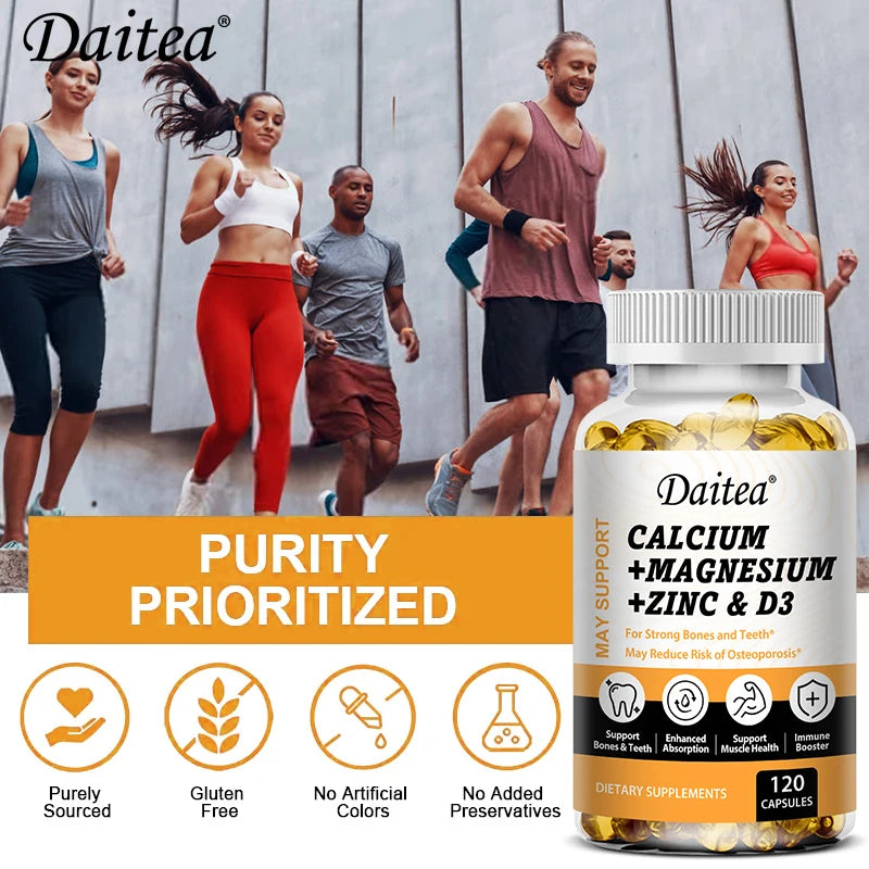 Calcium, Magnesium, Zinc & Vitamin D3 Capsules