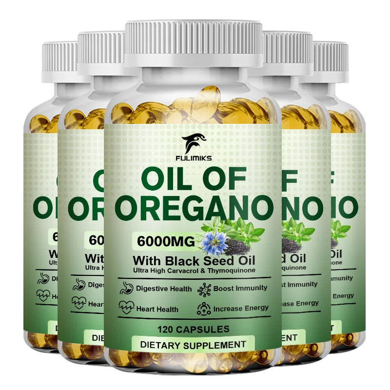 Oregano Oil & Black Seed Oil Softgels