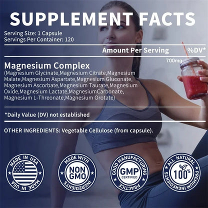bb’s essentials 60 Capsule-3bottles bb's essentials Magnesium Supplements Magnesium Complex Capsules