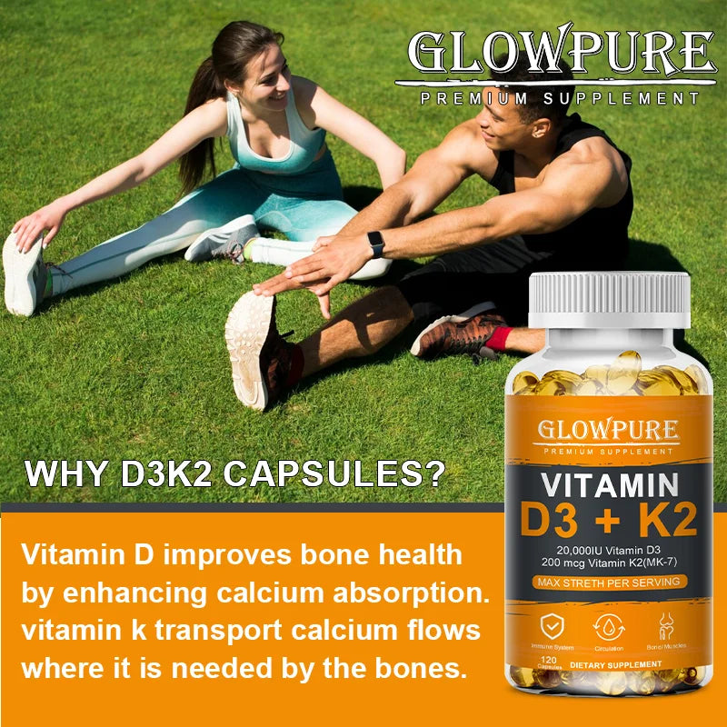 Vitamin D3 + K2 Capsules