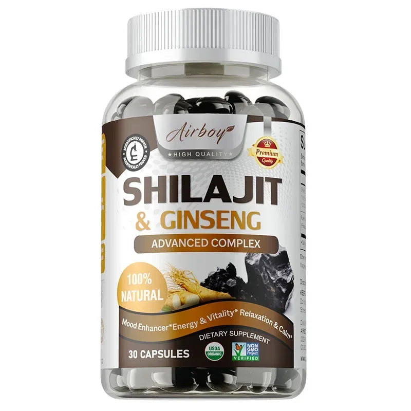 Shilajit & Korean Red Ginseng Capsules