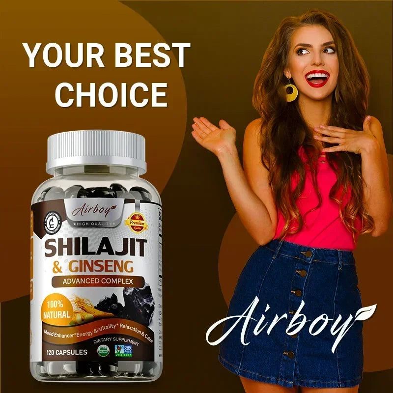 Shilajit & Korean Red Ginseng Capsules