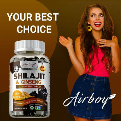 Shilajit & Korean Red Ginseng Capsules