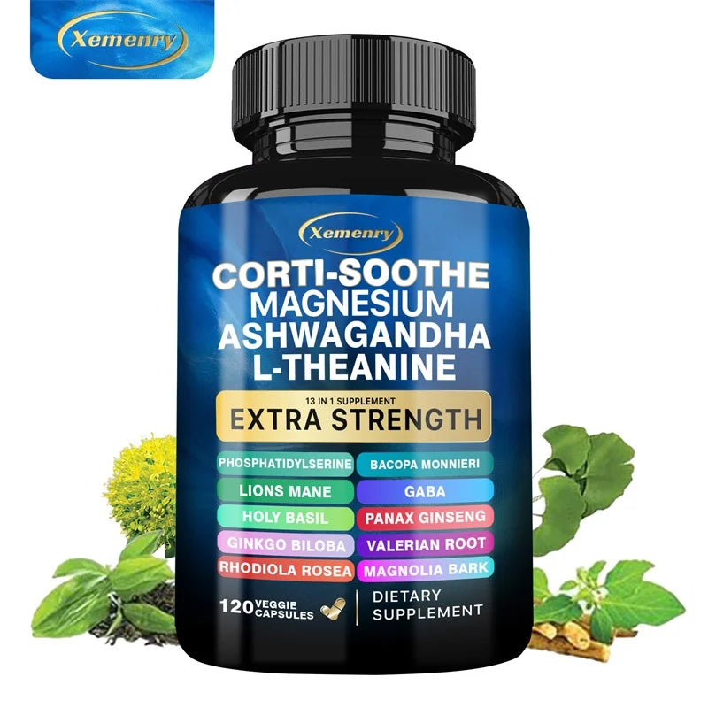 Corti-Soothe Magnesium, Ashwagandha & L-Theanine Capsules
