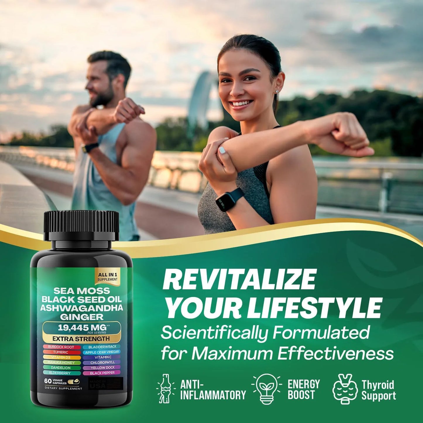 Shilajit, Sea Moss & Ginseng Capsules