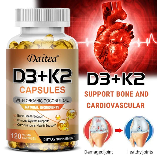 Vitamin D3 + K2 MK-7 Capsules