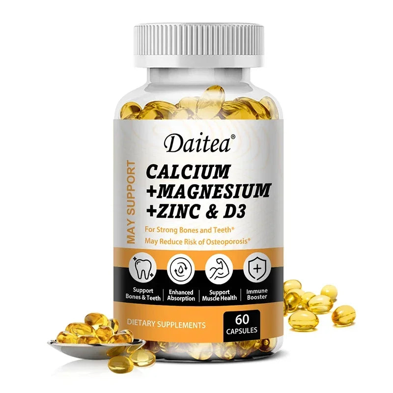 Calcium, Magnesium, Zinc & Vitamin D3 Capsules