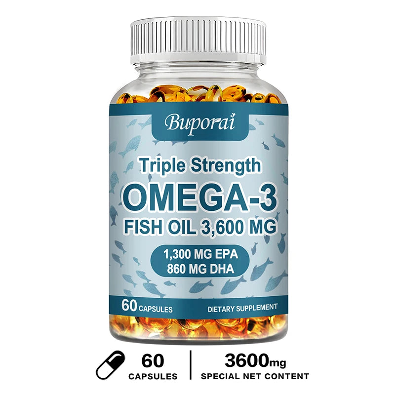 Omega-3 Fish Oil Capsules with EPA & DHA