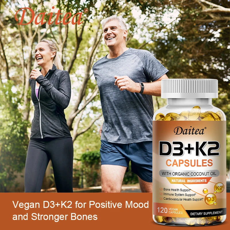 Vitamin D3 + K2 MK-7 Capsules