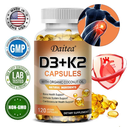 bb’s essentials 60 count-3 bottle bb's essentials Vitamins Vitamin D3 + K2 MK-7 Capsules