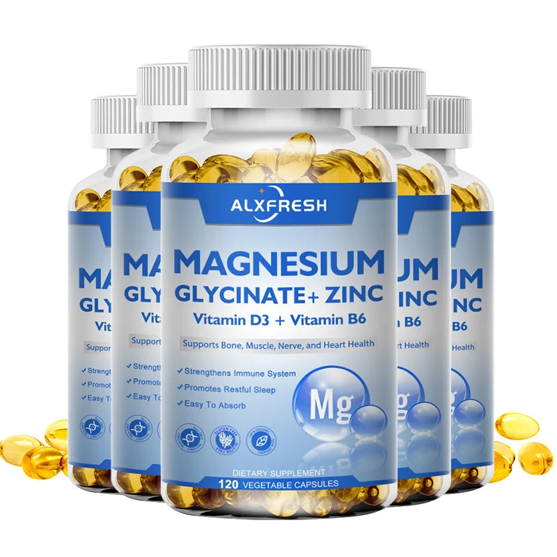 Magnesium Glycinate Complex with Zinc, D3 & B6