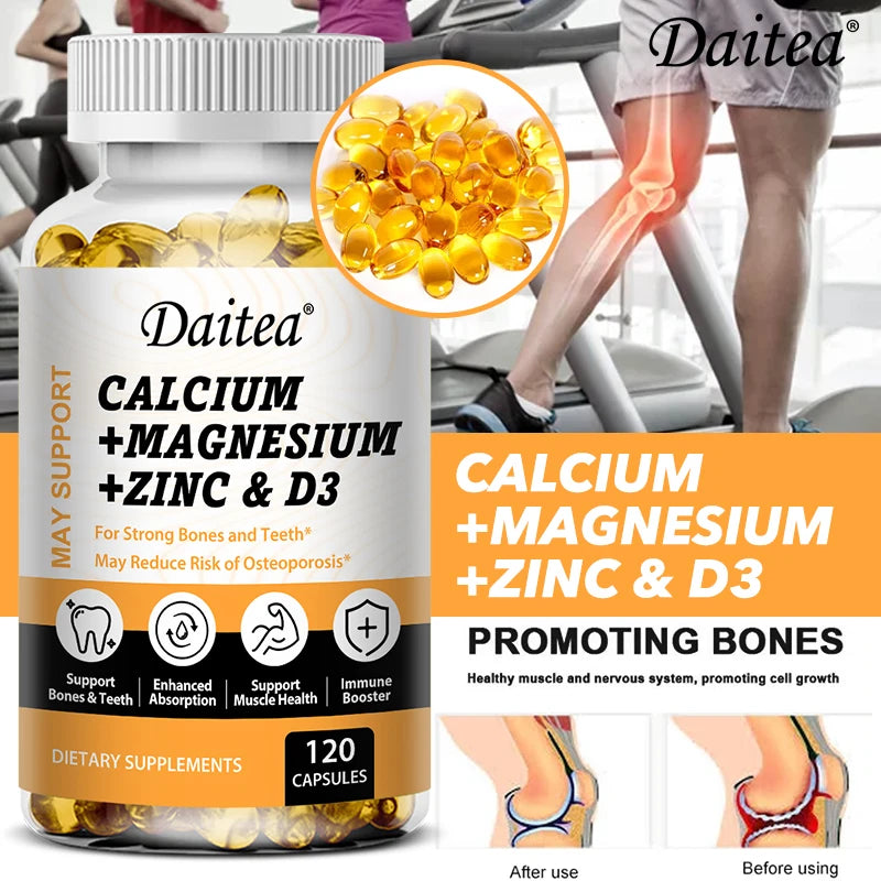 Calcium, Magnesium, Zinc & Vitamin D3 Capsules