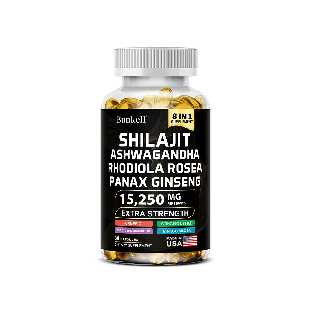 Shilajit Botanical Blend Capsules with Ginseng & Turmeric