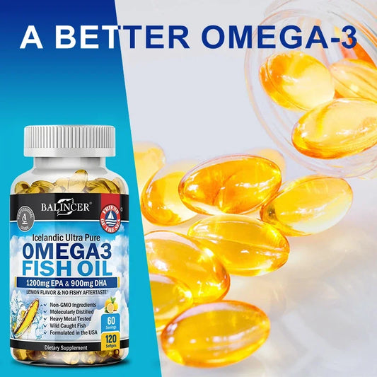 Omega-3 Fish Oil Softgels with EPA & DHA