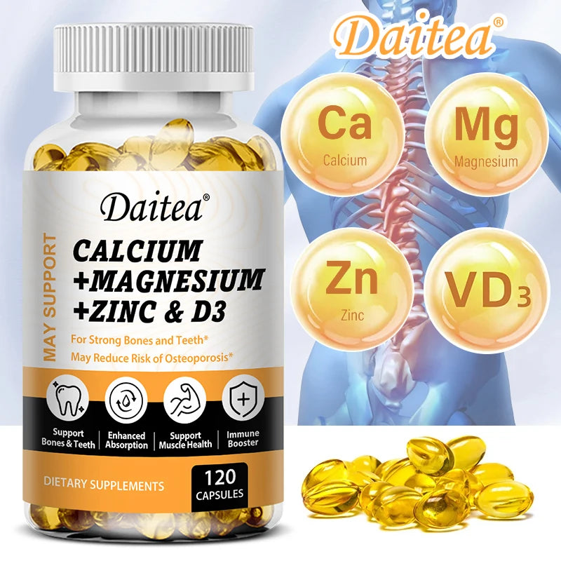 Calcium, Magnesium, Zinc & Vitamin D3 Capsules