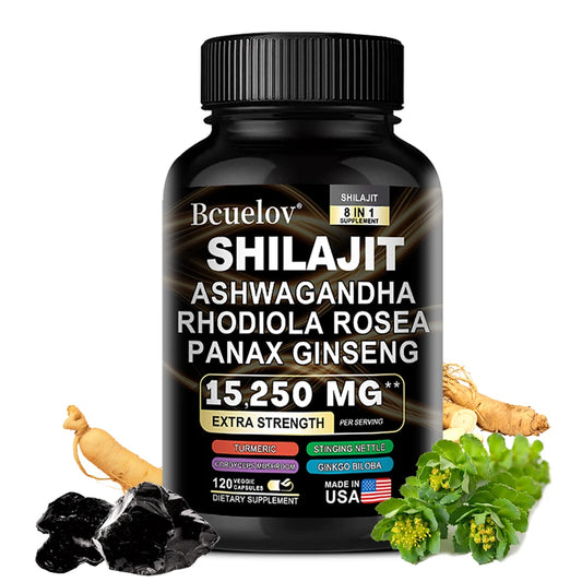 Shilajit 8-in-1 Botanical Blend Capsules