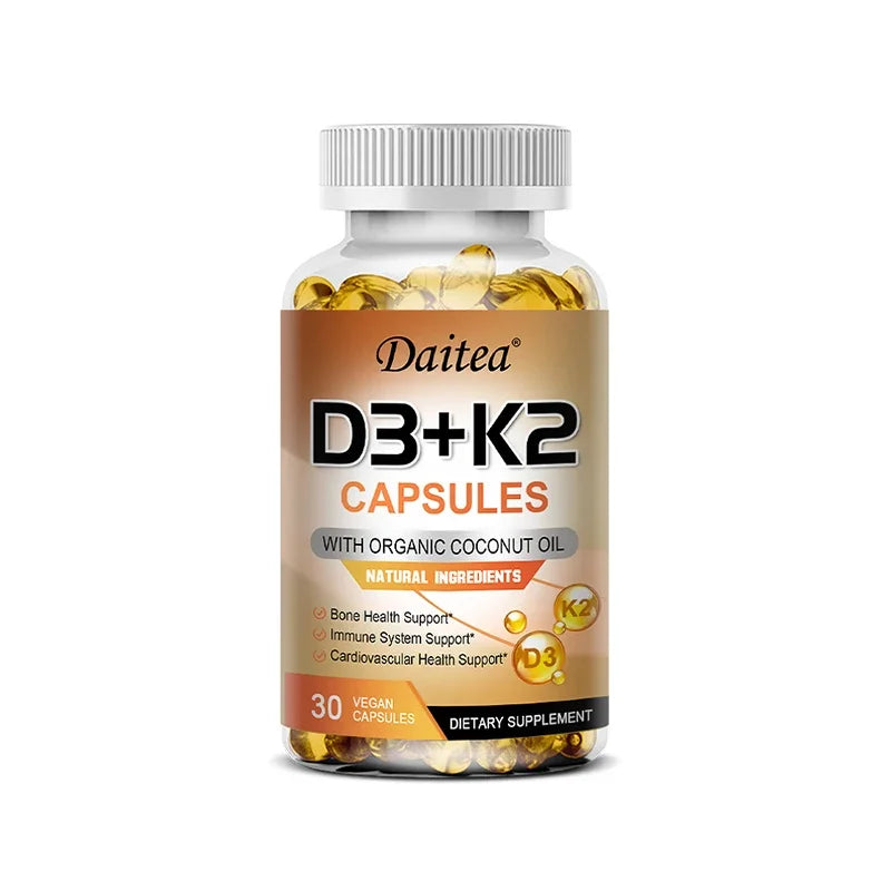 Vitamin D3 + K2 MK-7 Capsules